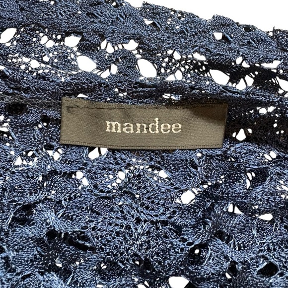 NWOT, Mandee, Marine, Open-Knit Bolero, Small - Picture 5 of 10